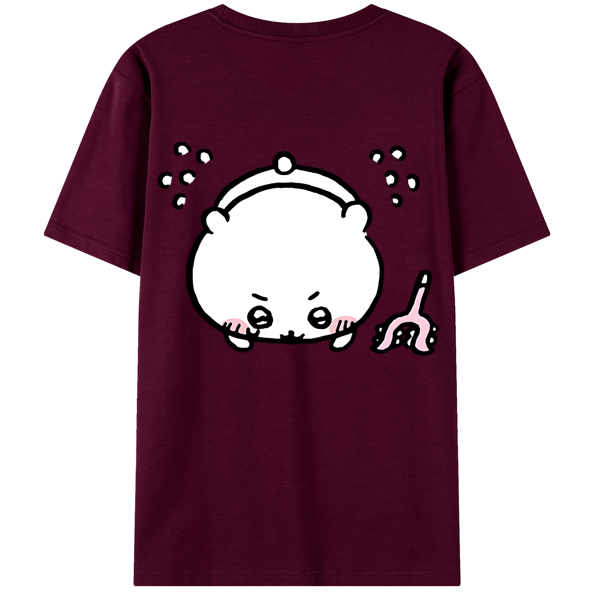 （画像用） ちいかわ ちいかわ Chii-kawa chiikawa レディース半袖Tシャツ(バックプリント)